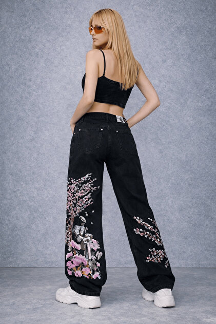 Gofeel Şövalye Desenli Baggy Unisex Jean - Fiyatı, Yorumları