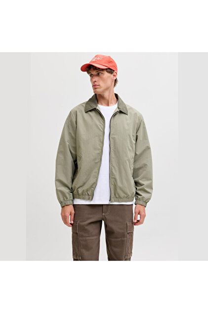 Jack & Jones Baxter Contrast Collar Erkek Yeşil Ceket (12289181