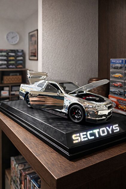 scntoys Nissan Skyline GTR R34 1:24 Ölçek Diecast Model Araba