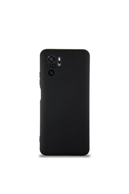 Redmi Note 10S Compatible Black Velvet Phone Case with Velvet Interior