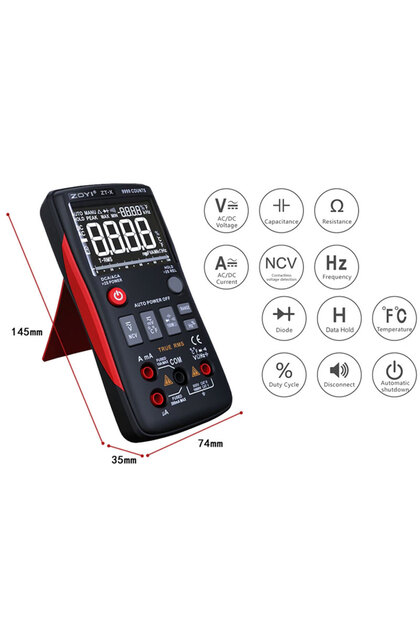 Multimetru compact True RMS ZT-X