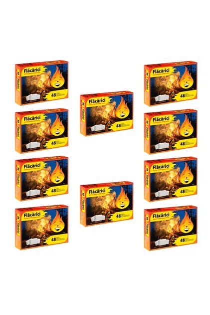 SET DE 10 PACHETE PASTILE APRINS FOCUL FLĂCĂRICI 48BUC