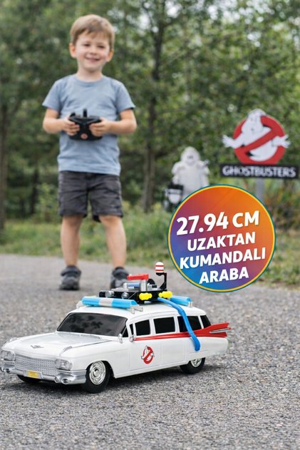 Jada 1:16 Scale Remote Control Car Ghostbusters Ecto 1 Ghostbusters 2.4 Ghz Turbo 27 cm