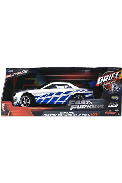 TOYFEST Jada Uzaktan Kumandalı 1/10 Fast & Furious Nissan Skyline