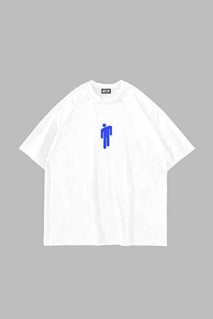 Sekizbiraltı Billie Eilish Wildflower Printed Oversize Unisex