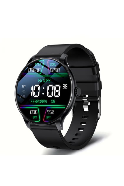 Black LXASFIT 2025 New Smart Watch Heart Rate Sleep Health Monitor Bluetooth Talk Ladies Sport Smart