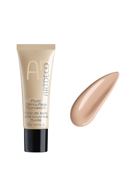 Fond de ten fluid camuflaj - Machiaj cu acoperire puternică pentru un ten uniform - 1 x 20 ml