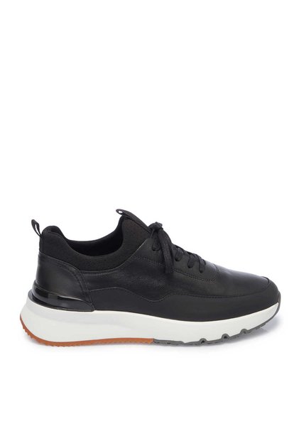 Siyah Hakiki Deri Erkek Sneaker - E25I1AY57195-A23