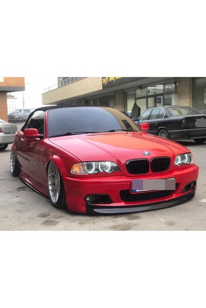 bmw e46 ön tampon eki lip - PLASTİK - PİANO BLACK
