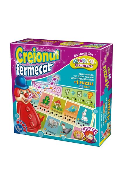 Creionul fermecat – Să învățăm alfabetul și numerele – Joc interactiv