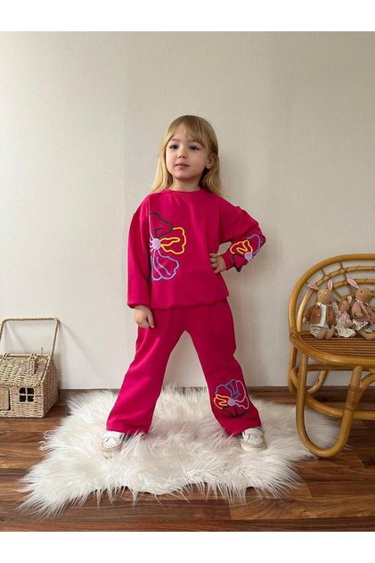 Girl's Seasonal Spanish Style Top and Bottom Set