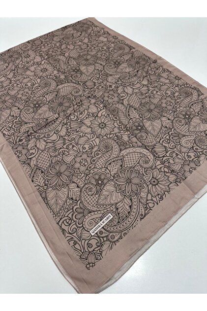 QASHKA Soft Pamuklu Şal Etro Desen LBD1113