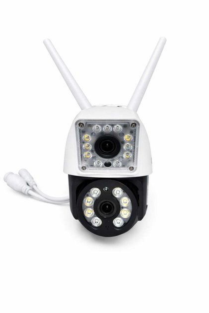 OKAM 3012 Wi-Fi Akıllı Güvenlik Kamerası – Çift Lens, 12v Adaptör Yanında Hediye