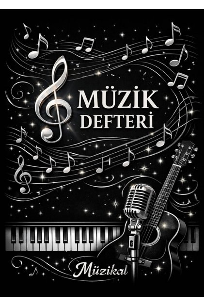 Müzik Defteri A4 Boyutunda 32 Sayfa