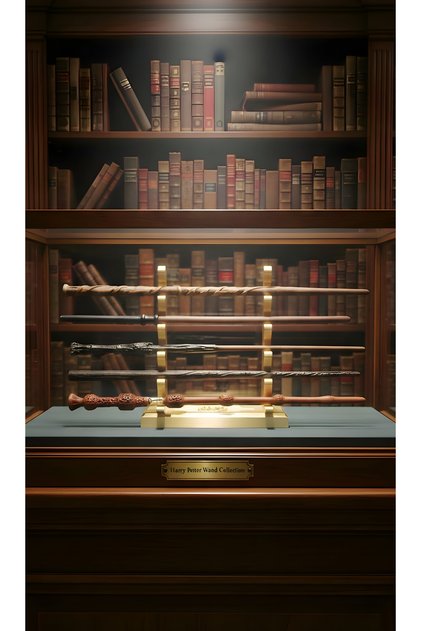 Harry Potter 5'li Asa Koleksiyonu Kutulu Standlı Koleksiyonluk Set
