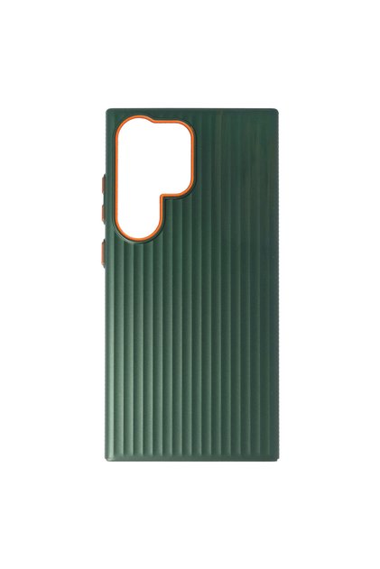 Husa PC Metallic Lines Samsung Galaxy S24 Ultra Verde