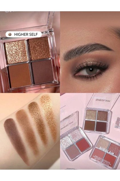 Cosmic Crystal Eyeshadow Quad Higher Self 4-Piece Eyeshadow Palette