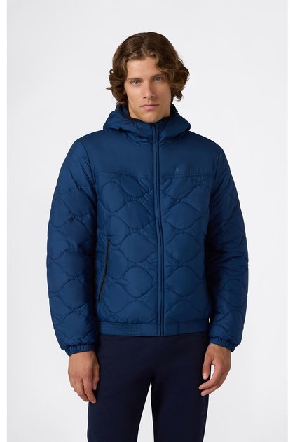 Outdoor Hooded Jacket Lacivert Erkek Mont - 221556-BS208