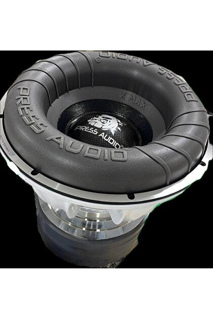 PRESS AUDİO 38 CM SPL SUBWOOFER XMAX 9000 RMS YASSI ALÜMİNYUM
