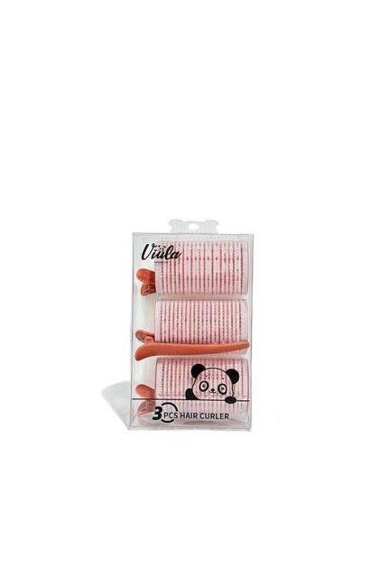 بكرات شعر هندسية مع مشابك في علبة 3 قطع Geometric Boxed Hair Curlers with Clips 3 Pieces