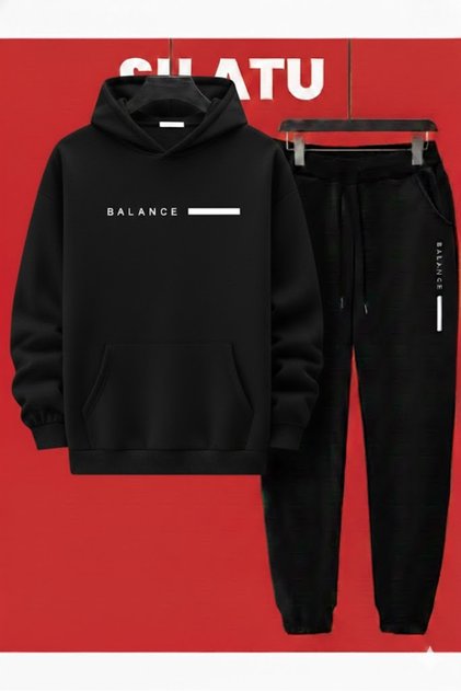 Hooded Sweatshirt (Balance) Tracksuit Set 2-Piece