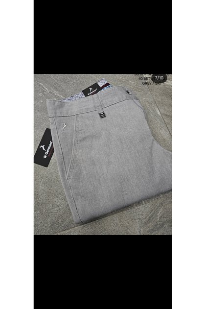Men's Sport Linen Canvas Trousers Slimfit