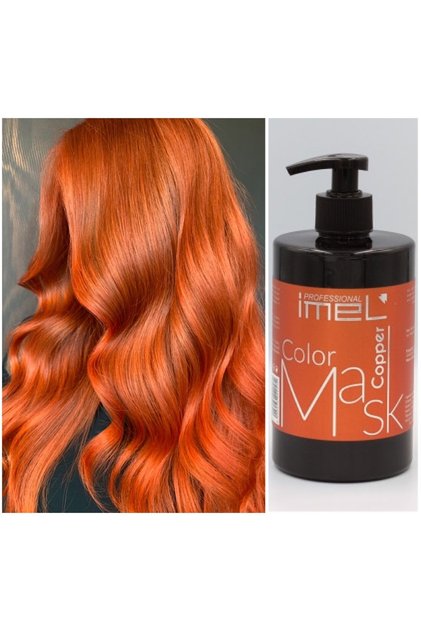 Mască tonificantă profesională Oskar Imel Imel Professional Cupru 500 ml
