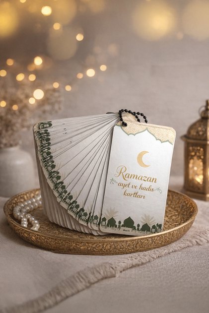 بطاقات آيات وحديثات رمضان - 30 بطاقة يومية للقراءة والتذكير الروحي