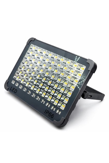 Solar LED Projektör - 5 Farklı Aydınlatma Modu, IP66 Su Geçirmez, Type-C Şarjlı Kamp Lambası
