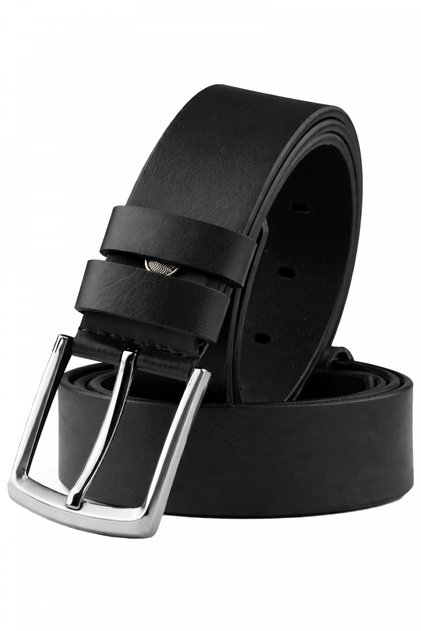 Men's Black Plain Faux Leather Belt – Casual & Sports Belt 2602658