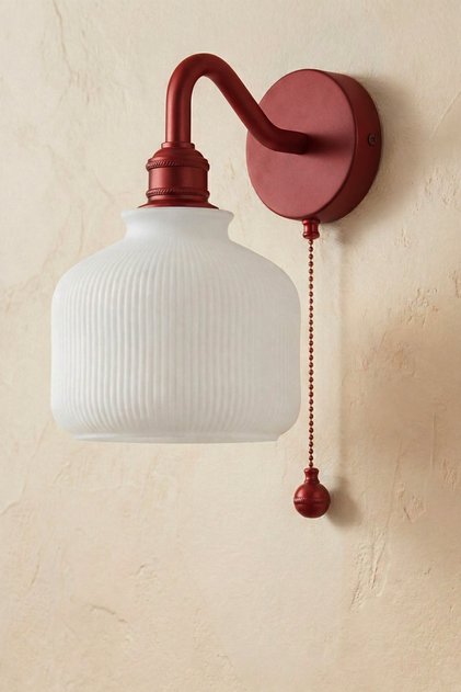 Wall Sconce with Chain Switch | Modern Vintage Decorative Sconce | E27