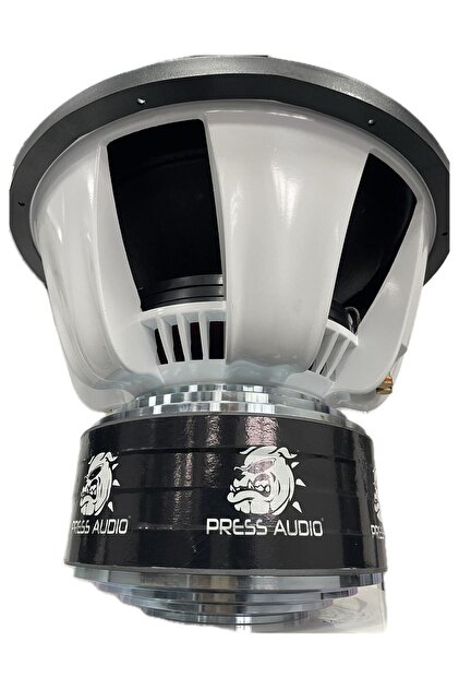 PRESS AUDİO SUBWOOFER 46 CM 2+2 Ohm 9000 RMS YASSI ALÜMİNYUM BLACK