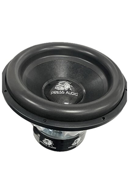 PRESS AUDİO SUBWOOFER 46 CM 2+2 Ohm 9000 RMS YASSI ALÜMİNYUM BLACK
