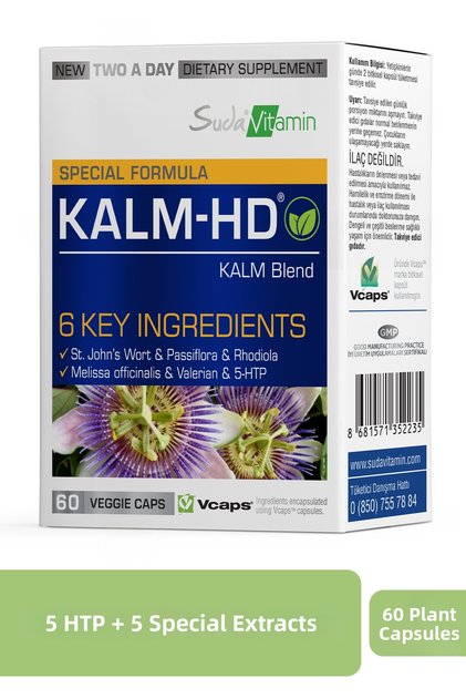 Kalm-Hd 60 Capsules Containing 5-Htp, Passiflora, Rhodiola, and St. John's Wort