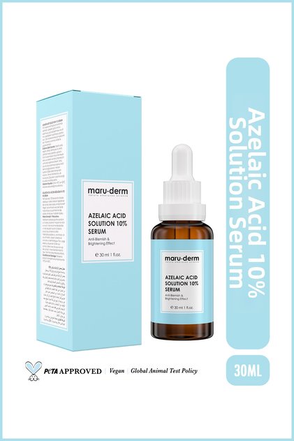 Maruderm Azelaic Acid Solution 10% Brightening Anti-Blemish Skin Care Serum 30 ml