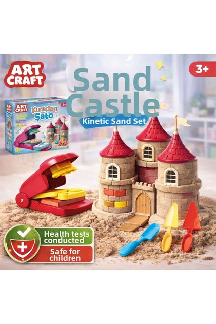Fairy Tale Kinetic Sand Set 750 Gr. +Imagination+Motor Skills+Health Tests Constructed