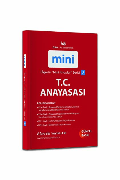 hukuk öğretir 2026 T.C. Anayasası - Türkiye Cumhuriyeti Anayasası ...