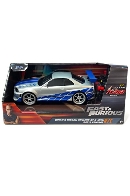 Jada Uzaktan Kumandalı 1:24 Fast Furious Brian s Nissan Skyline