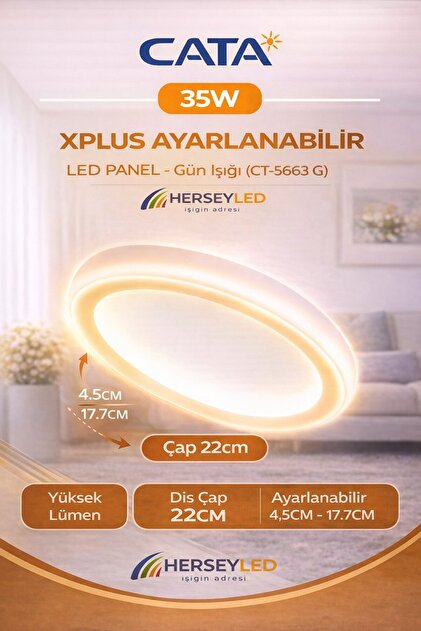 Cata 35w X Plus Led Panel (GÜNIŞIĞI) - Fiyatı, Yorumları
