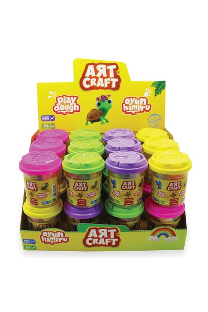Small Bucket 5 Colors 100 Gr Play Dough | Safe Dough with Health Test | Fun Set for Ages 3+