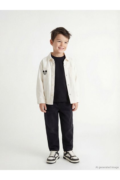 Elastic Waist Boys' Jean Trousers (S6)