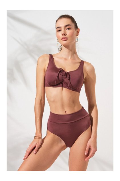 Melt Toparlayici Balenli̇ Bikini Set-Toffee