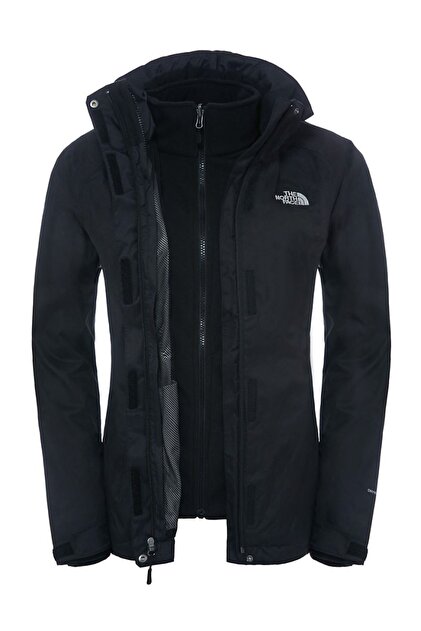 The North Face W Evolve II Triclimate Jacket Kadın Mont Siyah