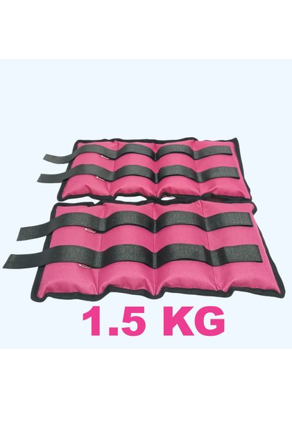 1.5kg X 2Pcs Total 3kg Hand Foot Muscle Strengthener Weight Set Sand Weight Bag Wristband