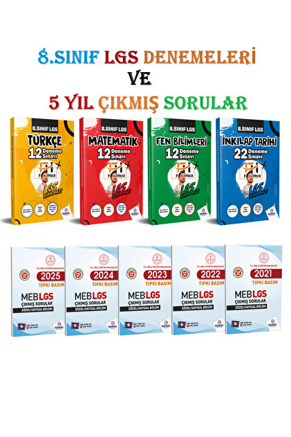 Kurul Yayıncılık 2026 8.sınıf Lgs Branş Denemeleri Seti Ve Lgs Son