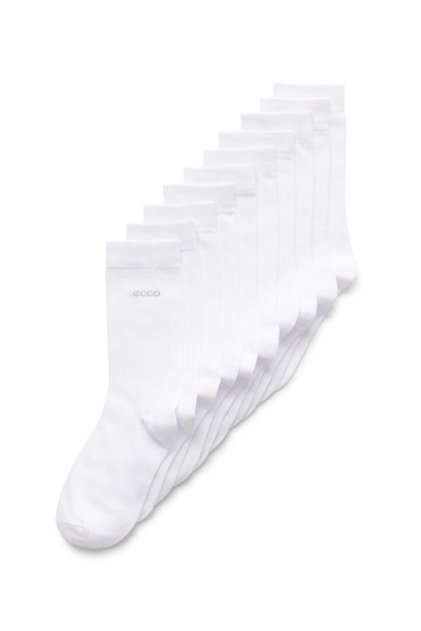 Classic Mid Cut 5-Pack Beyaz Çorap