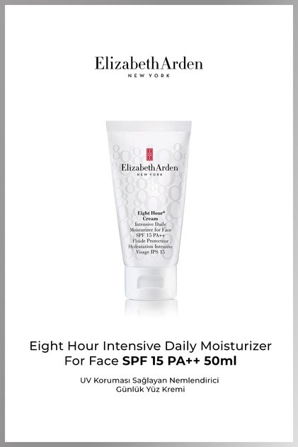 Eight Hour SPF 15 PA++ Yoğun Nemlendirici Yüz Kremi 50 ml