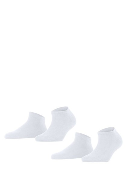 Damen Socken, 2er Pack - Happy, Sneakersocken, einfarbig