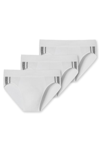 Herren Slip 3er Pack - Rio Slip 95/5, Cotton Stretch, Seitenstreifen