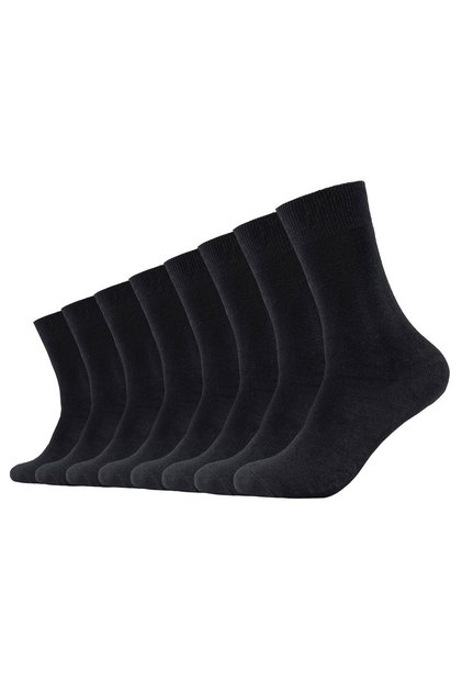 Unisex Socken, 8er Pack - Kurzsocken, einfarbig